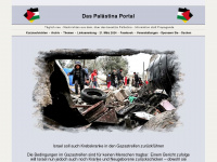 palaestina-portal.eu Webseite Vorschau