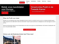 pvda.nl Webseite Vorschau