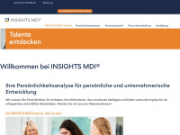 insights.ch Webseite Vorschau