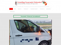 ff-pottendorf.at Webseite Vorschau