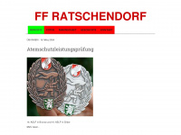 ff-ratschendorf.at Webseite Vorschau