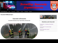 ff-sigmertshausen.de Webseite Vorschau
