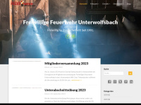 ff-unterwolfsbach.at Webseite Vorschau