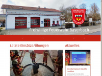 ffw-bayerbach.de Webseite Vorschau