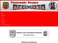 ffw-bevern.de Webseite Vorschau