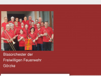 ffw-blasorchester-goerzke.de Webseite Vorschau
