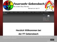 ffw-gebensbach.de Webseite Vorschau