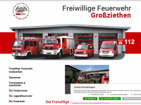 ffw-grossziethen.de Webseite Vorschau