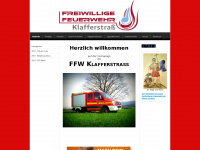 ffw-klafferstrass.de Webseite Vorschau