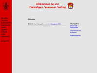 ffw-prutting.de Webseite Vorschau