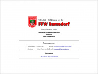 ffw-ramsdorf.de Webseite Vorschau