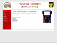 ffw-rohrbach.de Webseite Vorschau