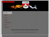 ffw-thomm.de Webseite Vorschau