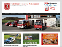 ffw-weilersbach.de Webseite Vorschau