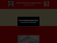 ffwclarsbach-raitersaich.de Webseite Vorschau