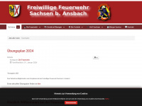 ffwsachsen.de Webseite Vorschau
