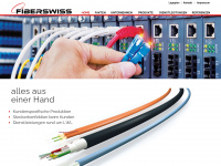 fiberswiss.ch Webseite Vorschau