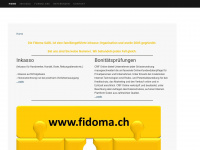 fidoma.ch Webseite Vorschau