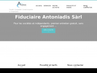 fiduciaire-antoniadis.ch Webseite Vorschau