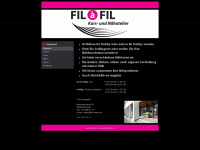 filafil-atelier.ch Webseite Vorschau