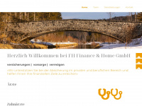 financehome.ch Webseite Vorschau