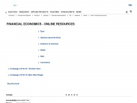 financial-economics.de Webseite Vorschau