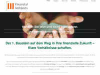 finanz-architekt.ch Webseite Vorschau