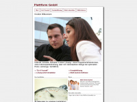 plattform-gmbh.de Webseite Vorschau