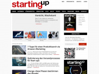 starting-up.de Webseite Vorschau