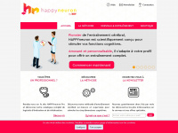 happyneuron.fr Webseite Vorschau