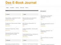 ebook-journal.de Webseite Vorschau