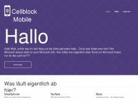cellblock.de Webseite Vorschau