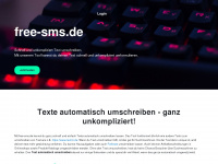 free-sms.de Webseite Vorschau