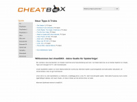 cheatbox.de Webseite Vorschau