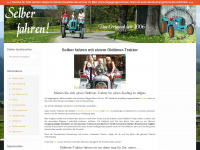 traktorausflug.de Webseite Vorschau