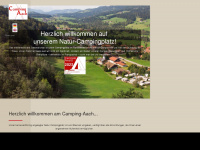 camping-aach.de Webseite Vorschau