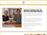 post-brauerei.de Webseite Vorschau