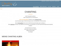 chanting.de Webseite Vorschau