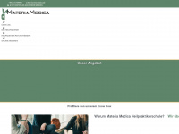 materiamedica.de Webseite Vorschau