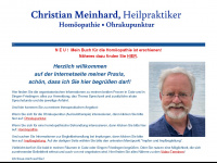 praxis-meinhard.de Webseite Vorschau