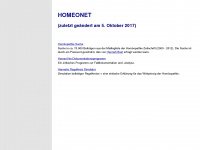homeonet.org Webseite Vorschau
