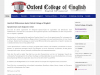 oxford-college.de Webseite Vorschau