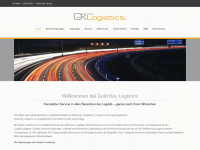 goldkeylogistics.com Webseite Vorschau
