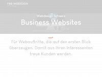fine-webdesign.ch Webseite Vorschau