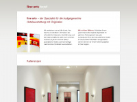 finearts-hotel.de Webseite Vorschau