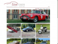 finecars.ch Webseite Vorschau