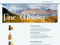 finewhisky.de Webseite Vorschau