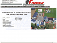 finger-stahlbau.de Webseite Vorschau
