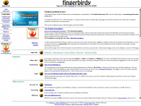fingerbird.de Webseite Vorschau
