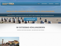 finja-kuehlungsborn.de Webseite Vorschau